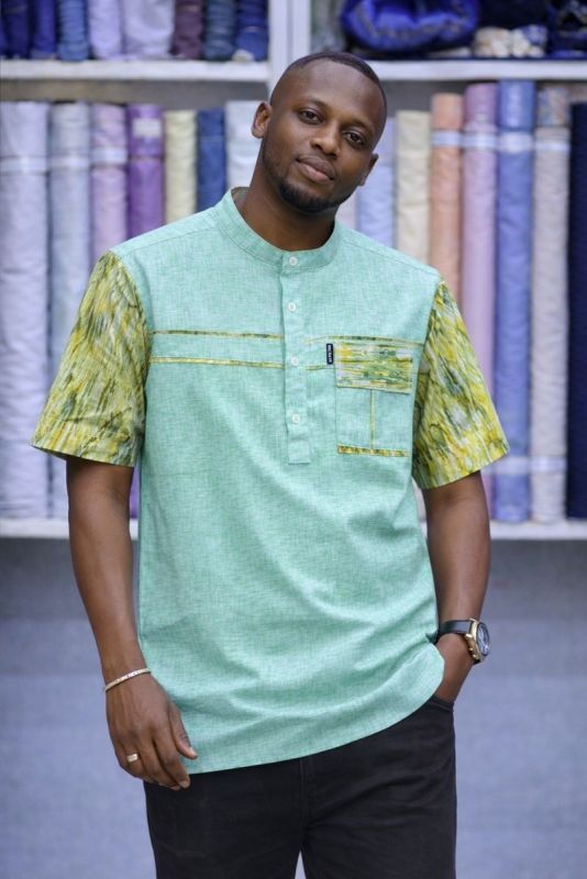 Chemise Tunisie Vert Menthe – Taille: XL