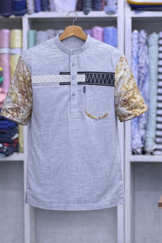 Chemise Tunisie Gris Perle – Taille: XL