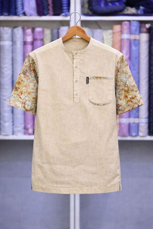 Chemise Tunisie Beige Premium. Taille: XL